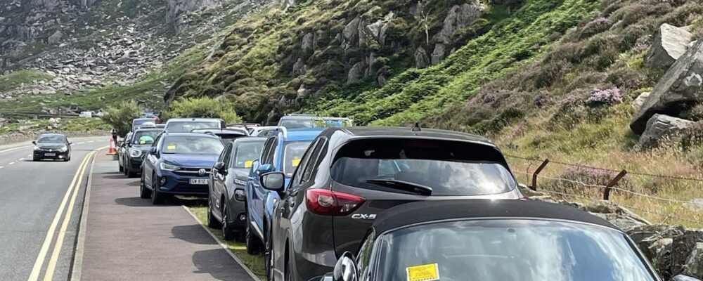 Could a ‘Ghost’ industrial estate near Bangor help solve parking problems at Llyn Ogwen in the Eryri mountains?